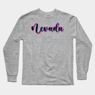 Colorful Nevada Long Sleeve T-Shirt